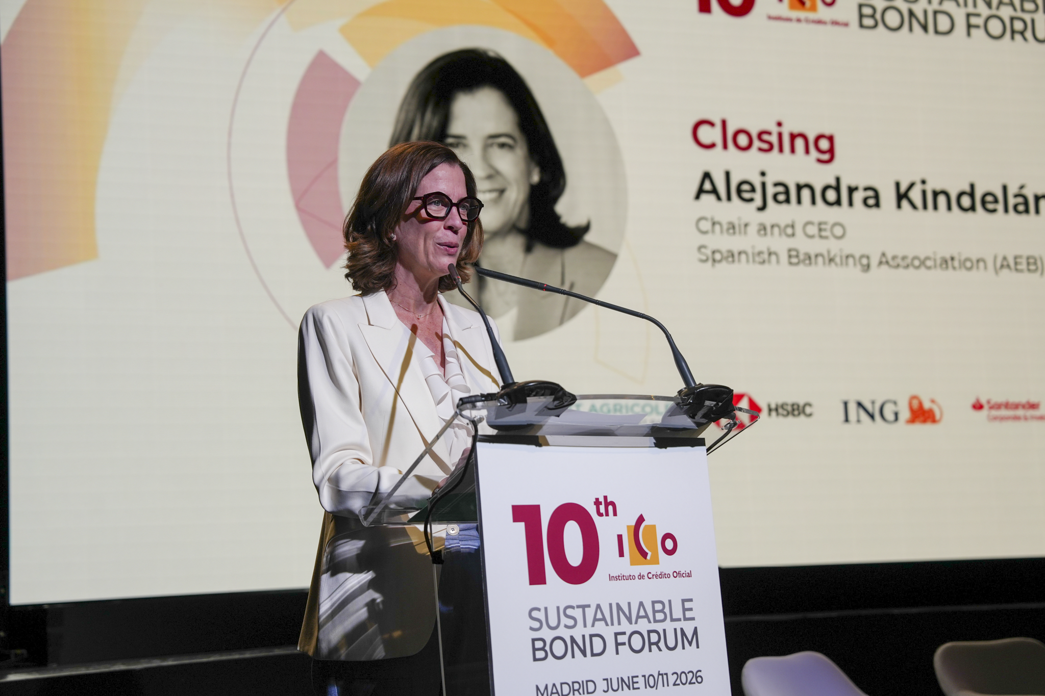 Alejandra Kindelan. ICO sustainable bond fórum